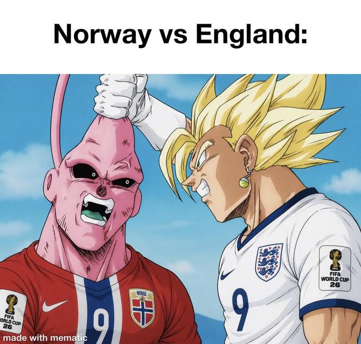 Norway vs England: NORGE 199 FIFA ORLD CUP 26 made with mematic €1 FIFA WORLD CUP 26