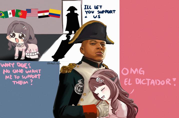 WHY DOES NO ONE WANT ME TO SUPPORT THEM? @xRail-Gun ILL LET YOU SUPPORT US மே OMG EL DICTADOR!