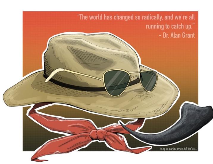 "The world has changed so radically, and we're all running to catch up. - Dr. Alan Grant aquariumaster2026
