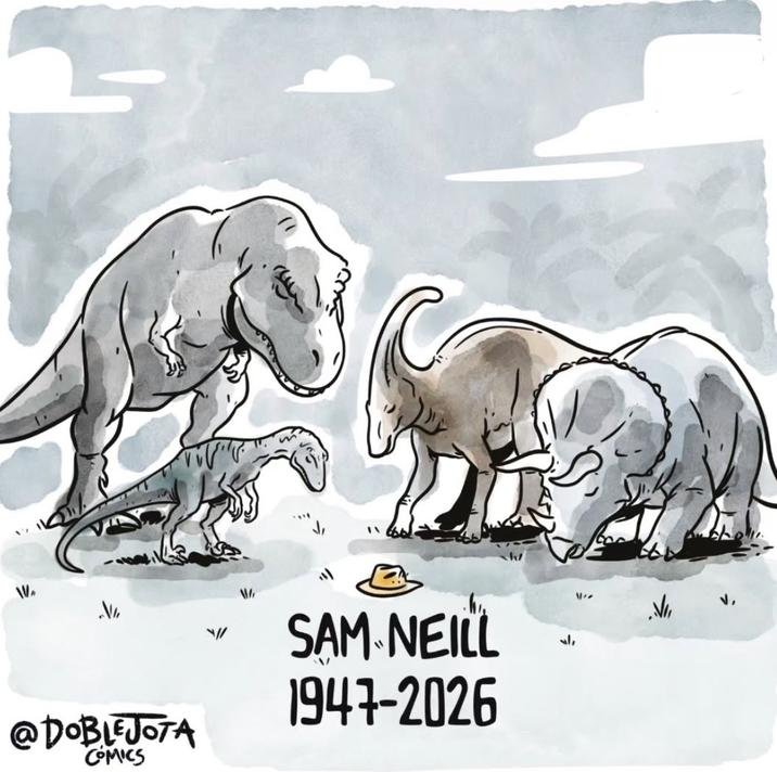 W "N" @DOBLEJOTA COMICS SAM-NEILL 1947-2026