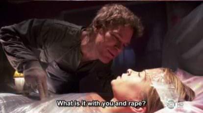 What is it with you and r---?