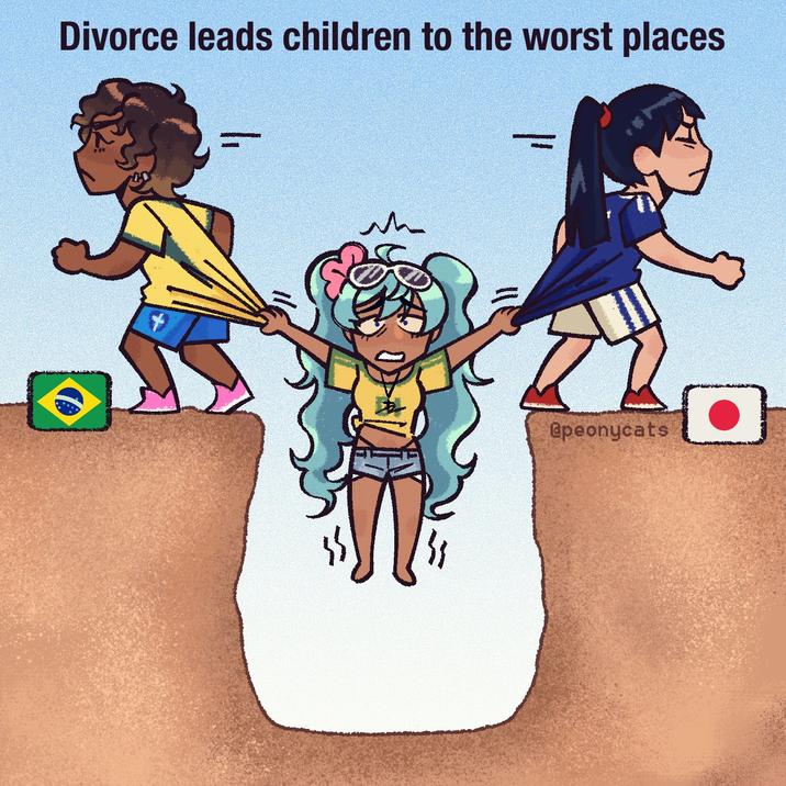 Divorce leads children to the worst places + Ма @peonycats