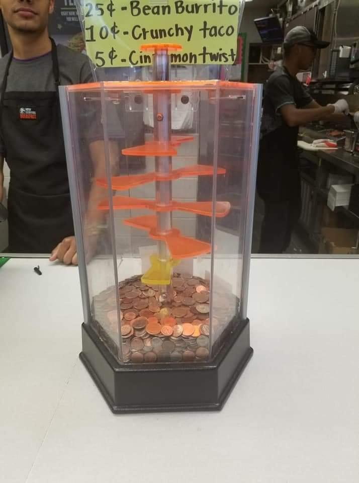 EMTHER T 254-Bean Burrito 104-Crunchy taco 54-Cin montwist