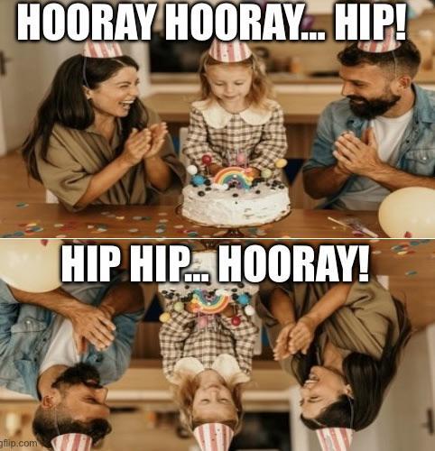 HOORAY HOORAY... HIP! flip.com HIP HIP... HOORAY!
