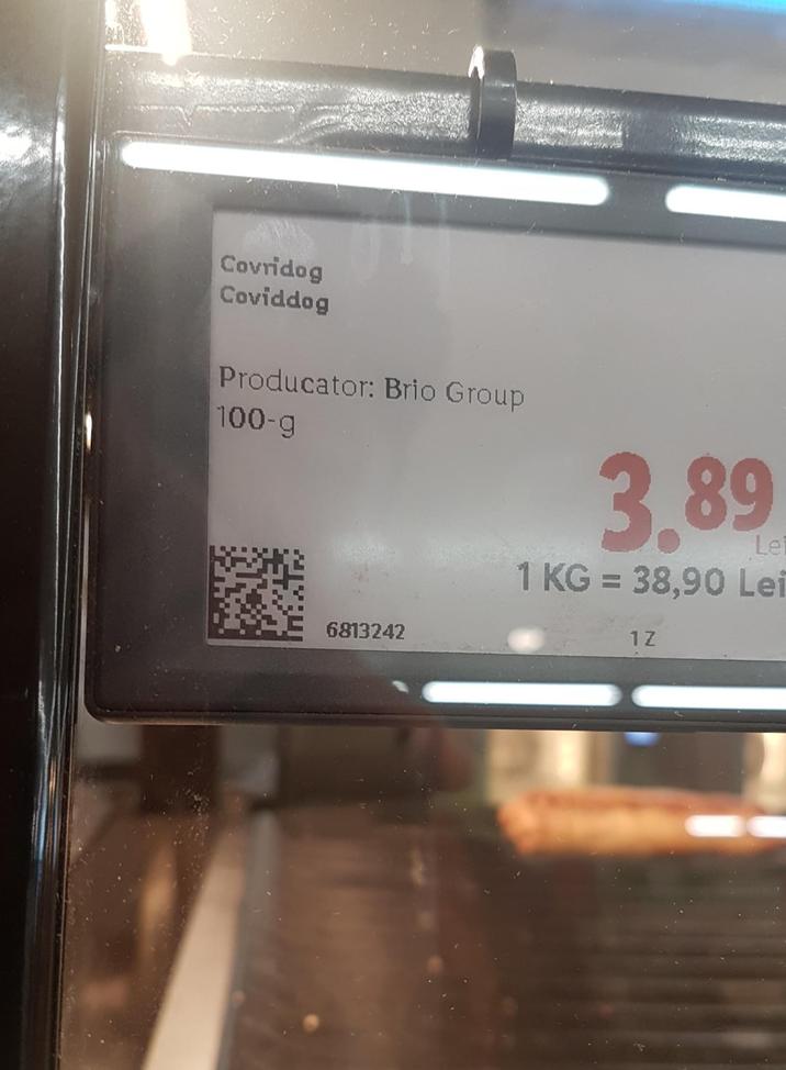 Covridog Coviddog Producator: Brio Group 100-g 3.89 Le 1 KG = 38,90 Lei 6813242 1Z