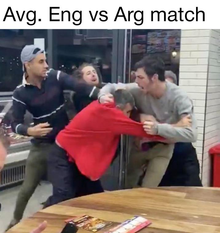 Avg. Eng vs Arg match