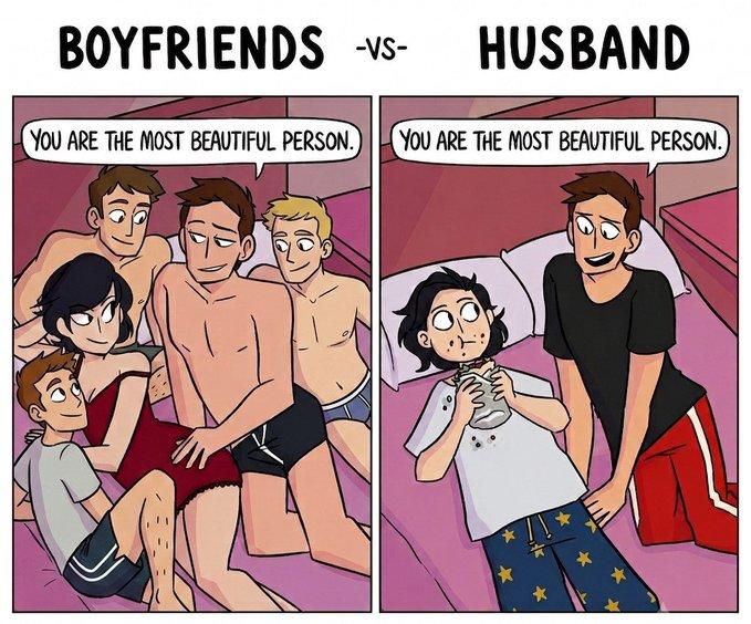 BOYFRIENDS -VS- YOU ARE THE MOST BEAUTIFUL PERSON. HUSBAND YOU ARE THE MOST BEAUTIFUL PERSON. *
