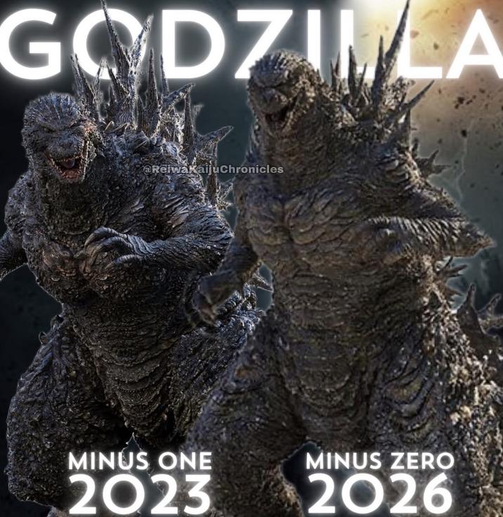 GODZILA @ReiwaKaijuChronicles MINUS ONE MINUS ZERO 2023 2026