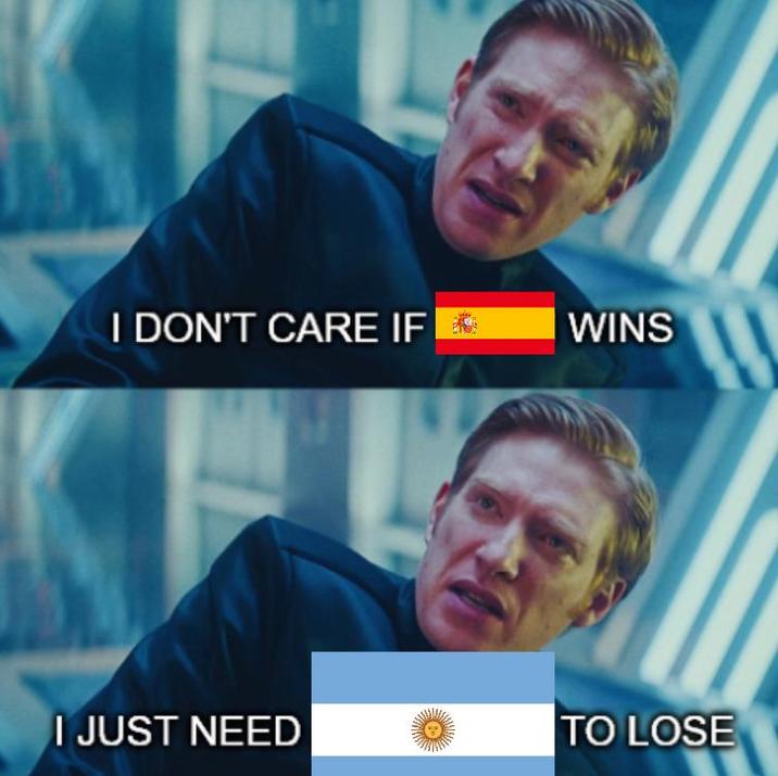 I DON'T CARE IF WINS I JUST NEED O TO LOSE