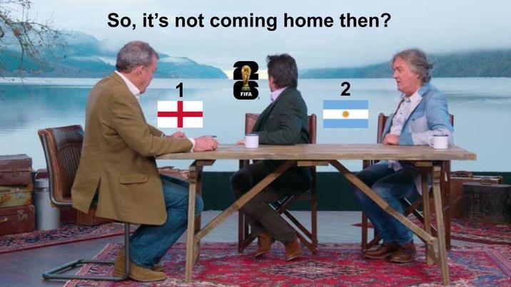 So, it's not coming home then? 1 + 2 FIFA