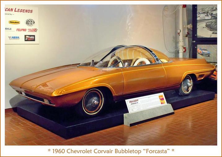CAN LEGENDS sored by- Milodon AHLE FELPRO MELLING AERA 1960 CHEVY *1960 Chevrolet Corvair Bubbletop "Forcasta" *