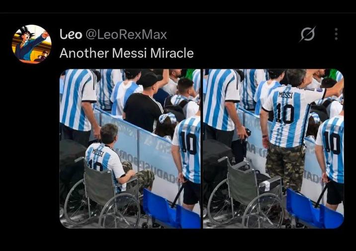 Leo @LeoRexMax Another Messi Miracle MESSI A C 0: MESSI 10 TAD