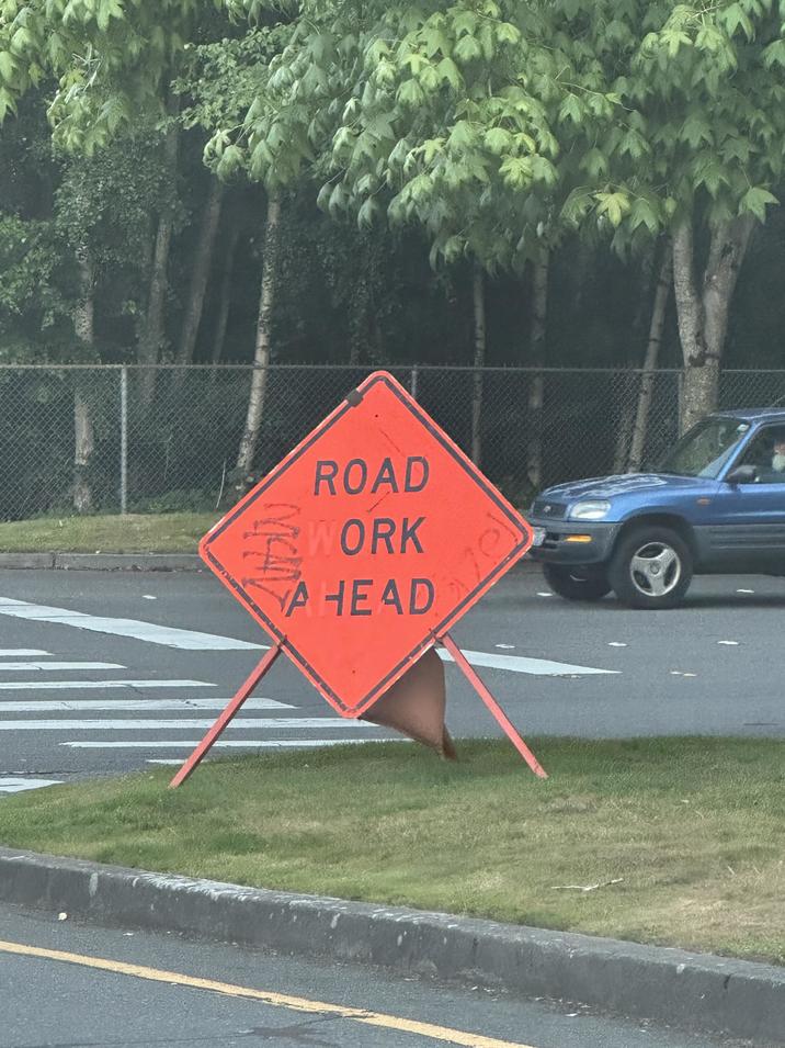 ROAD WORK A HEAD