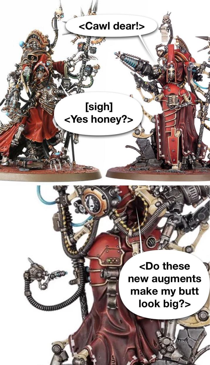 <Cawl dear!> AD 1000000 [sigh] <Yes honey?> <Do these new augments make my butt look big?>