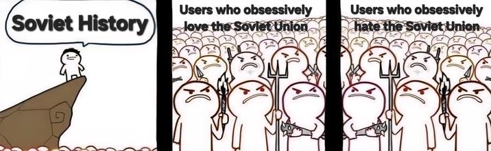 Soviet History Users who obsessively love the Soviet Union Users who obsessively hate the Soviet Union