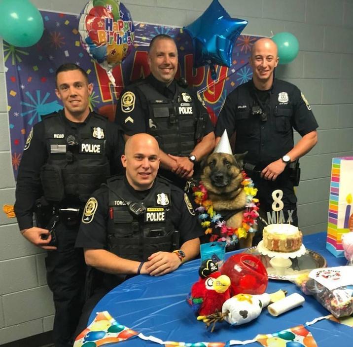REBB POLICE Happy Birthday TORC POLICE POLICE ALLER CO 8 MAX