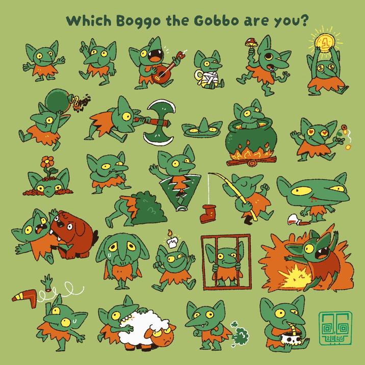 which Boggo the Gobbo are you? 味 發送 2026 回