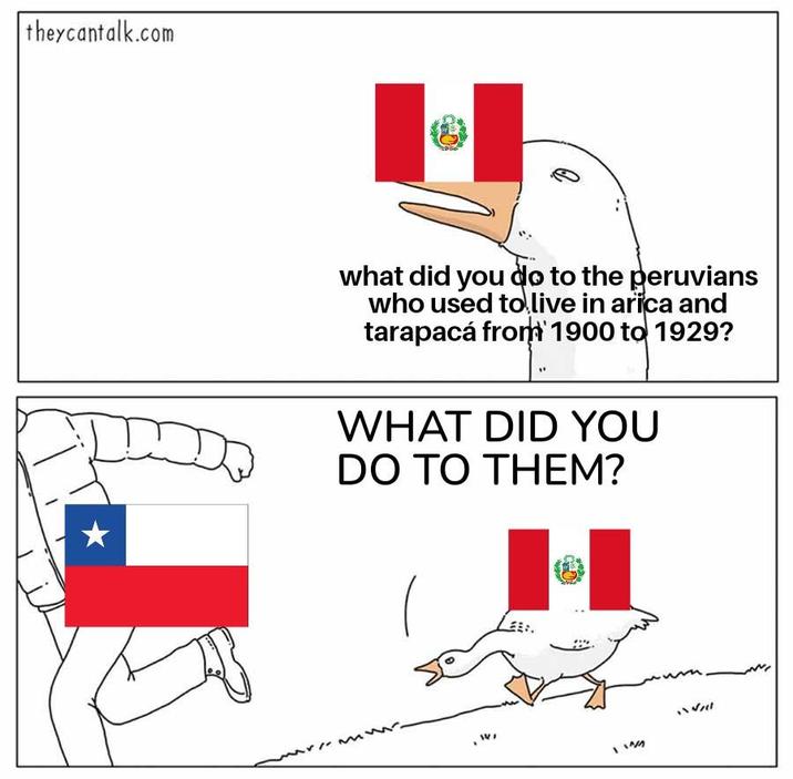 theycantalk.com what did you do to the peruvians who used to live in arica and tarapacá from 1900 to 1929? WHAT DID YOU DO TO THEM? 113