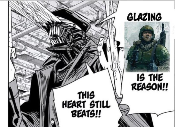 GLAZING THIS HEART STILL BEATS!! IS THE REASON!!