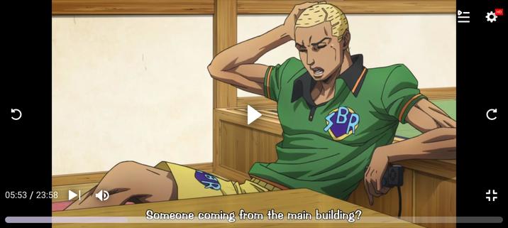 U اله HD C BR 05:53 / 23:58 D Someone coming from the main building?