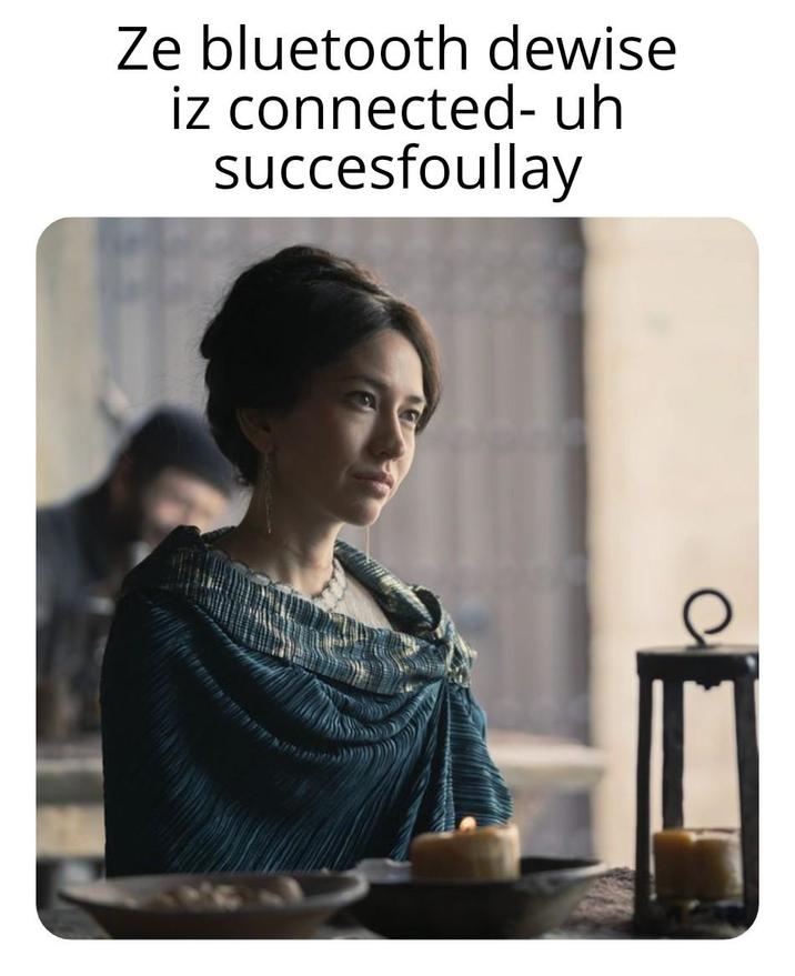 Ze bluetooth dewise iz connected- uh succesfoullay