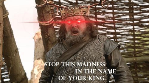 STOP THIS MADNESS IN THE NAME OF YOUR KING.