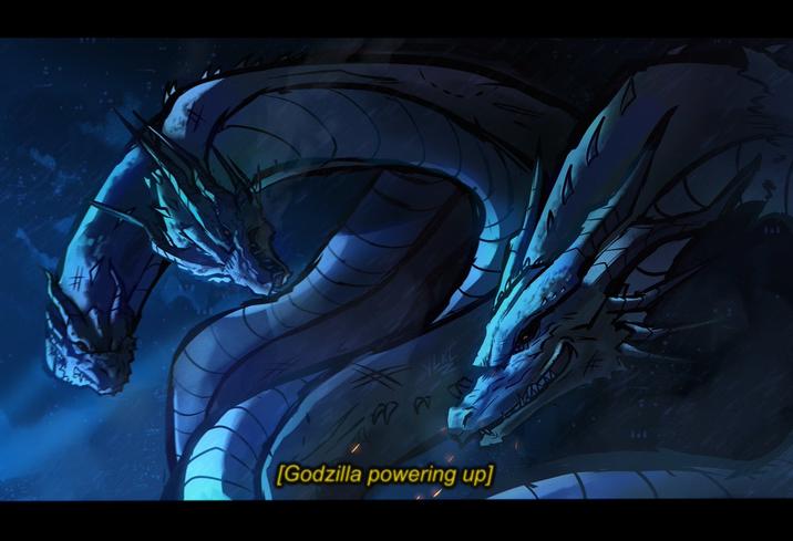 E YLKL [Godzilla powering up] 111 111