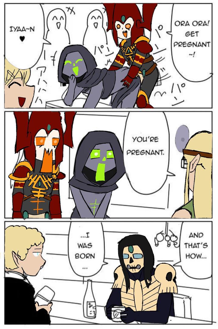 IYAA-N ^^ V パン YOU'RE PREGNANT. ORA ORA! GET PREGNANT ~! 11° ...I AND WAS THAT'S BORN HOW...