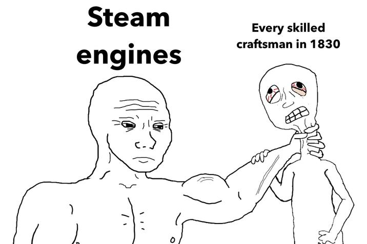 Steam engines Every skilled craftsman in 1830