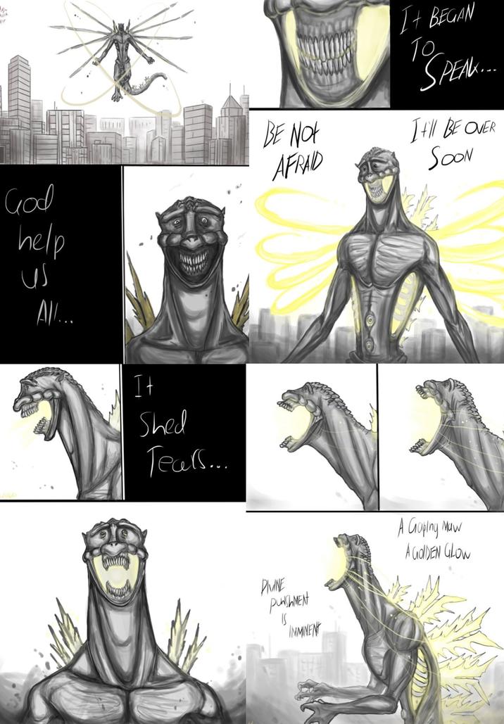 God help S All... It Shed Tears... BE Not AFRAID I+ BEGAN то SPEAK... I'll BE OVER Soon PINE раньимела IS IMMINENT A Gaping Maw A GOLDEN GLOW
