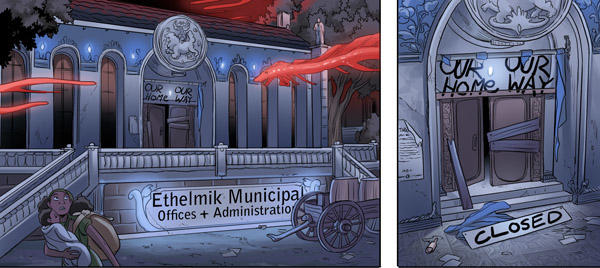 From https://www.casualvillain.com/Unsounded/comic+index/