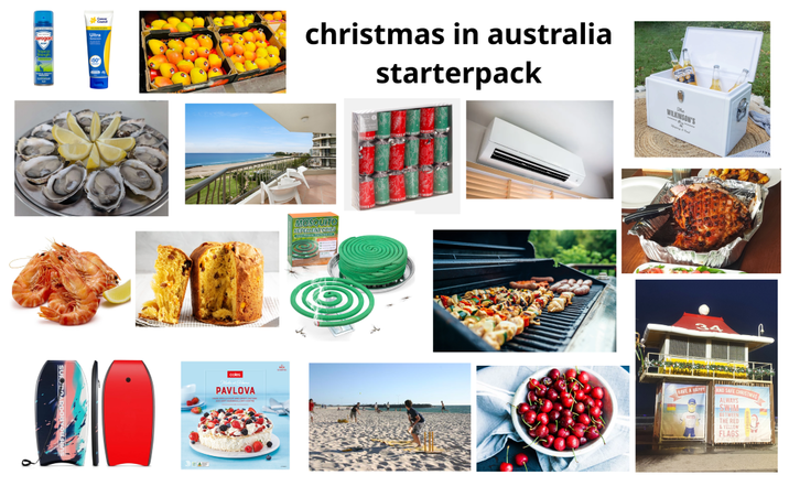 PAVLOVA christmas in australia starterpack WILKINSO MOSOUTO DE PERMEN PRINTA 34 AND SAFE CHRISTIAN ALWAYS SWIM FLAGS