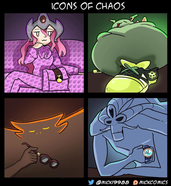 T ICONS OF CHAOS 88 @MICK19988 DMICKCOMICS