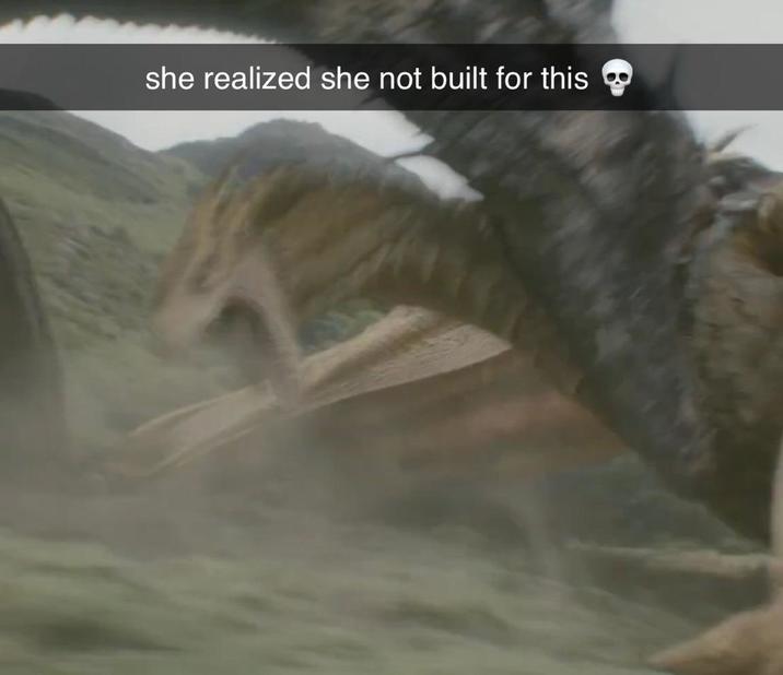 she realized she not built for this