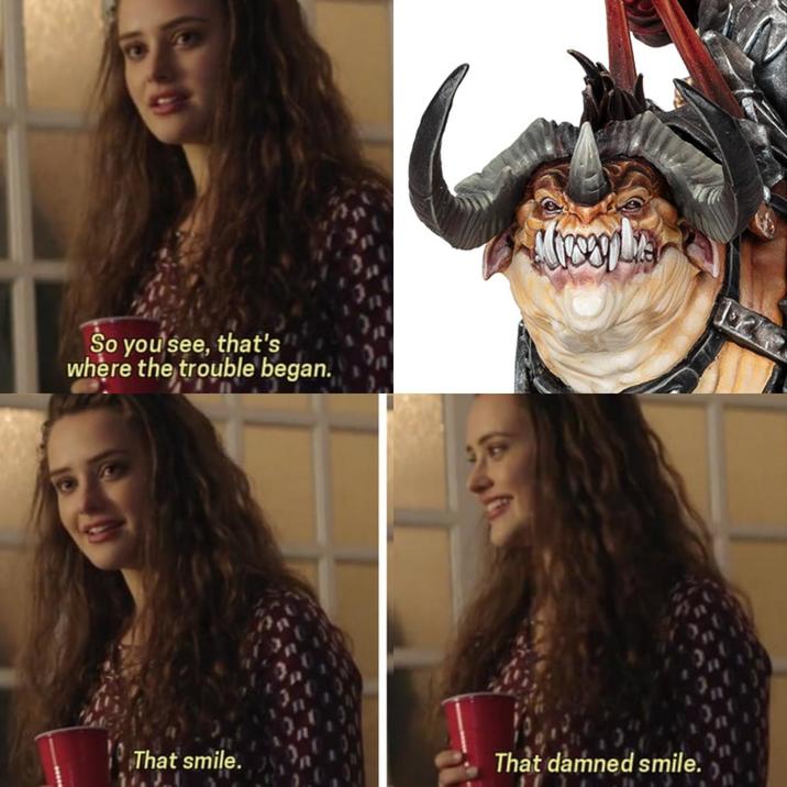 So you see, that's where the trouble began. Mirzey Live That smile. That damned smile.