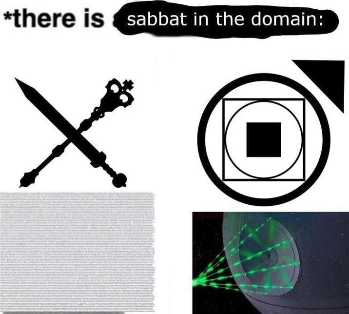 *there is sabbat in the domain:
