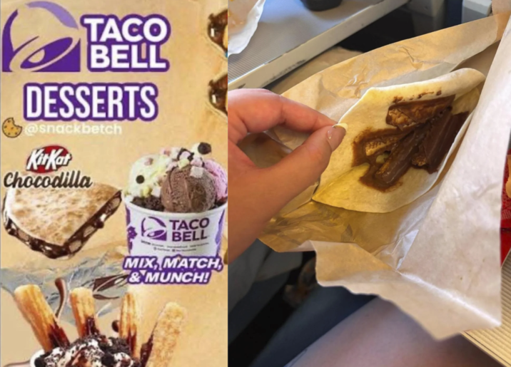TACO BELL DESSERTS @snackbetch KitKat Chocodilla TACO BELL MIX, MATCH &MUNCH!