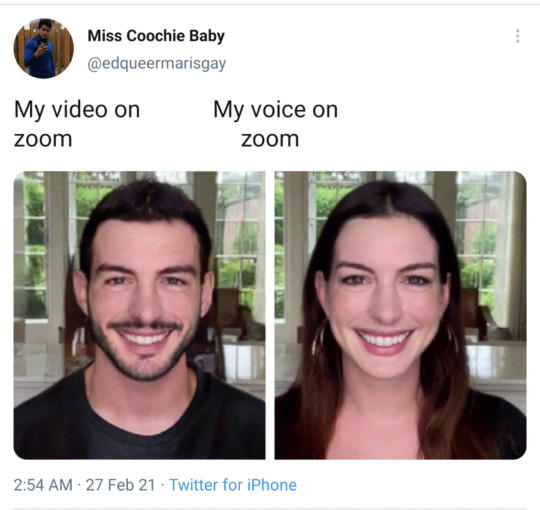 Miss Coochie Baby @edqueermarisgay My video on zoom My voice on zoom 2:54 AM 27 Feb 21 Twitter for iPhone