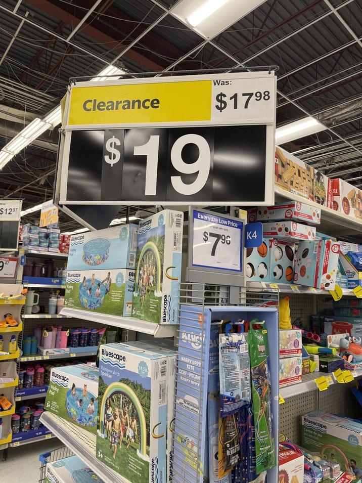 Was $1297 cobignar Clearance $19 Was: $1798 Bluescape 3 Wading ينم Bl Blescope 100 C Everyday Low Price LY KEEP UPPY KITE $7.96 K4 DODO Bluescape 13 1930 Bluescape Wading Pool Bluescape. Rainbow Arch Sprinkler 5ft.5in 100 KEEDY UPPY KITE CERF-VOLAN KEEPY UPPY uescape. 42 INCHES WIDE BU eepY CERF KEEP REVOLUTI G Clearance Aqua O Bluescape Centre de jeu arc-en-ciel 18 m