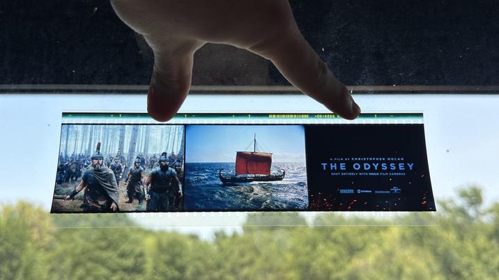 09+269 A FILM BY CHRISTOPHER NOLAN THE ODYSSEY SHOT ENTIRELY WITH IMAX FILM CAMERAS