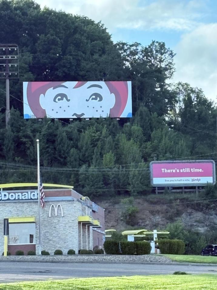 Donald M There's still time. See you in balta atile. Wendy's