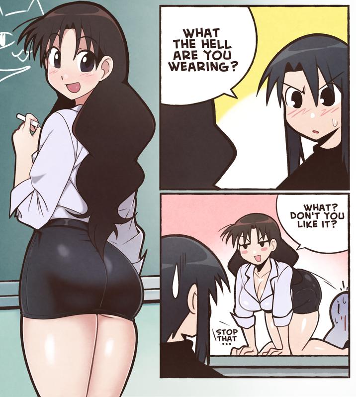 WHAT THE HELL ARE YOU WEARING? STOP THAT WHAT? DON'T YOU LIKE IT?
