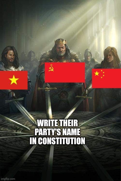 imgflip.com WRITE THEIR PARTY'S NAME IN CONSTITUTION