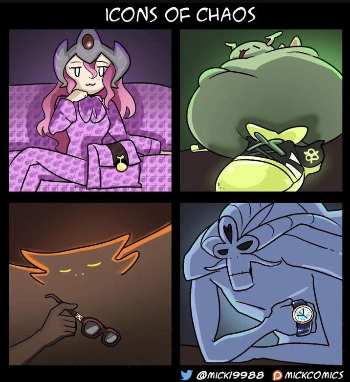 ICONS OF CHAOS @MICK19988 MICKCOMICS