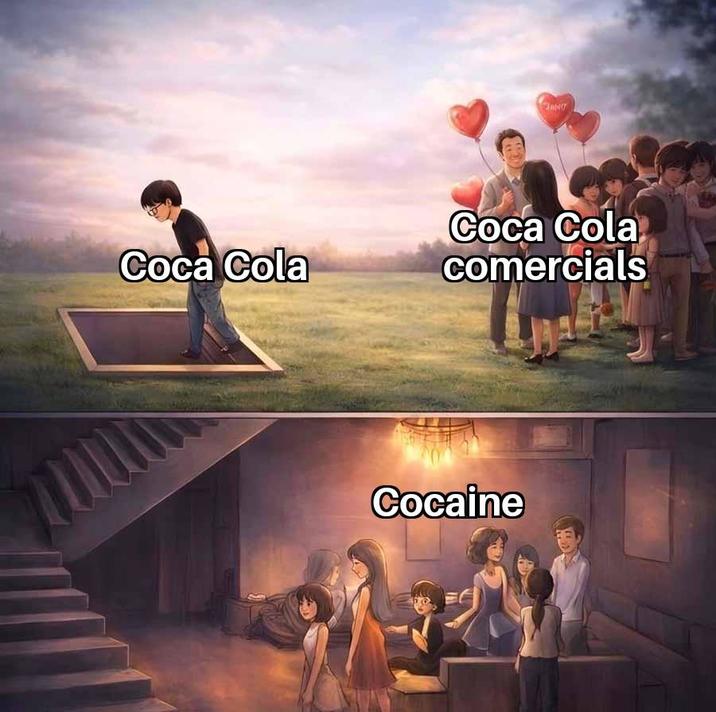 Coca Cola ANO Coca Cola comercials Cocaine
