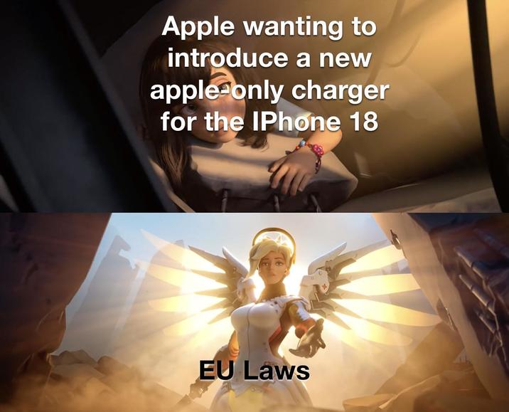 Apple wanting to introduce a new apple only charger for the IPhone 18 EU Laws