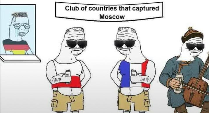 Club of countries that captured Moscow NA AUM E