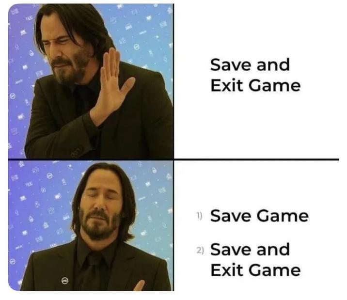 EN D Save and Exit Game 1) Save Game 2) Save and Exit Game