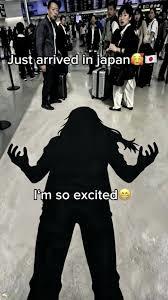 Just arrived in japan I'm so excited