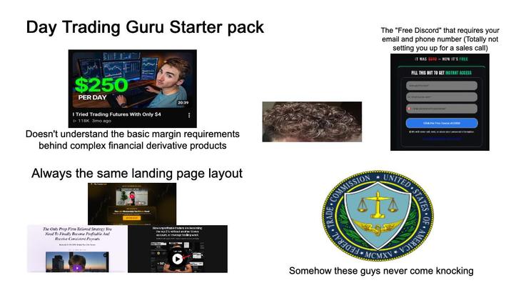 Day Trading Guru Starter pack $250 PER DAY I Tried Trading Futures With Only $4 ▷ 118K 3mo ago 20:39 Doesn't understand the basic margin requirements behind complex financial derivative products Always the same landing page layout The "Free Discord" that requires your email and phone number (Totally not setting you up for a sales call) IT WAS 6272-NOW IT'S FREE FILL THIS OUT TO GET INSTANT ACCESS Click Fee Free Course ACCESS The Only Prop Firm Tailored Strategy You Need To Finally Become Profitable And Receive Consistent Payouts How unprofitable traders are becoming the top 2% without another blown account, or revenge trading week ADE COMMISSION EDERAL TR UNITED STATES MCMX Somehow these guys never come knocking